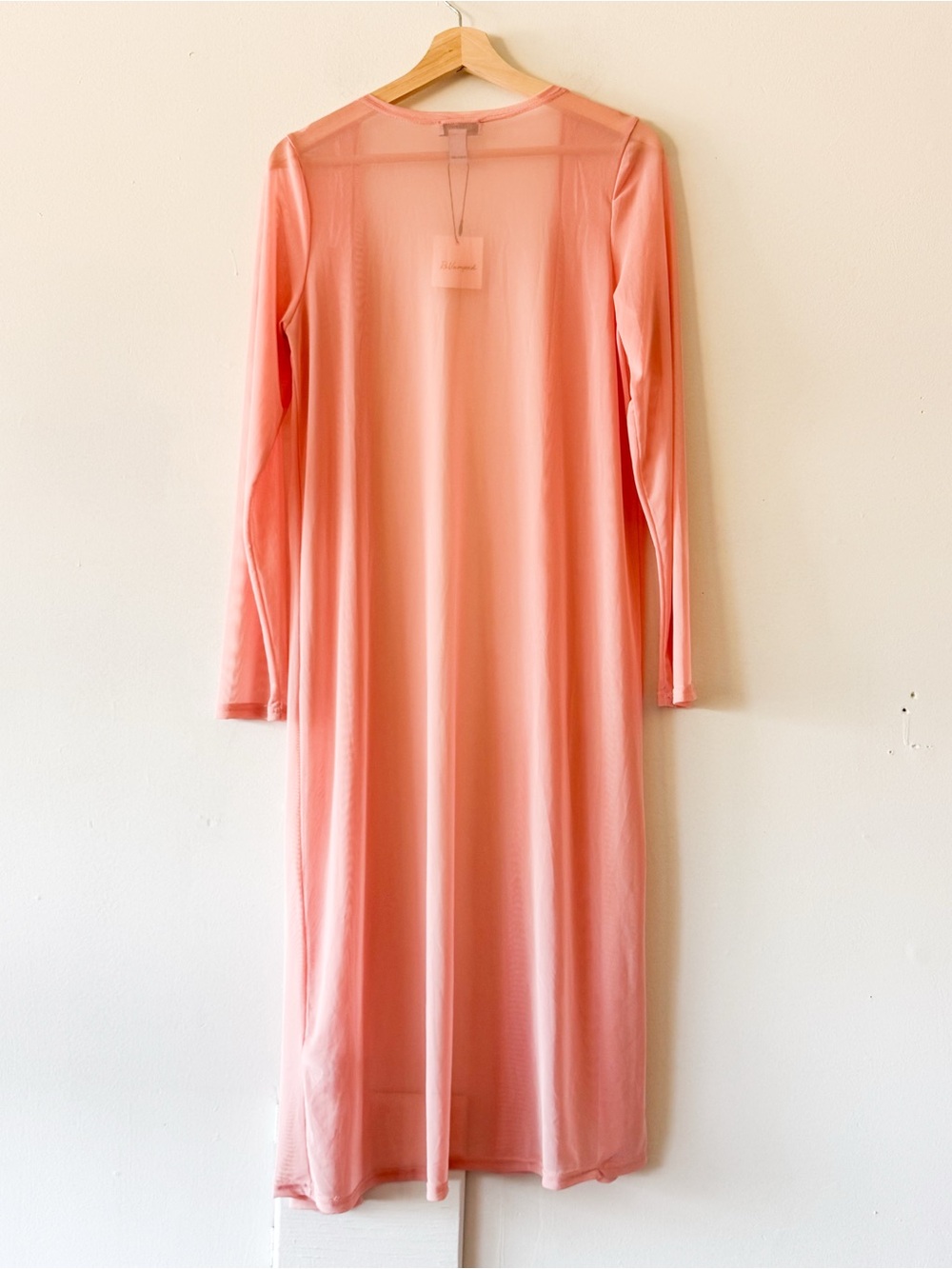 ReVamped Coral Duster Cardigan Size Medium - Picture 2 of 10